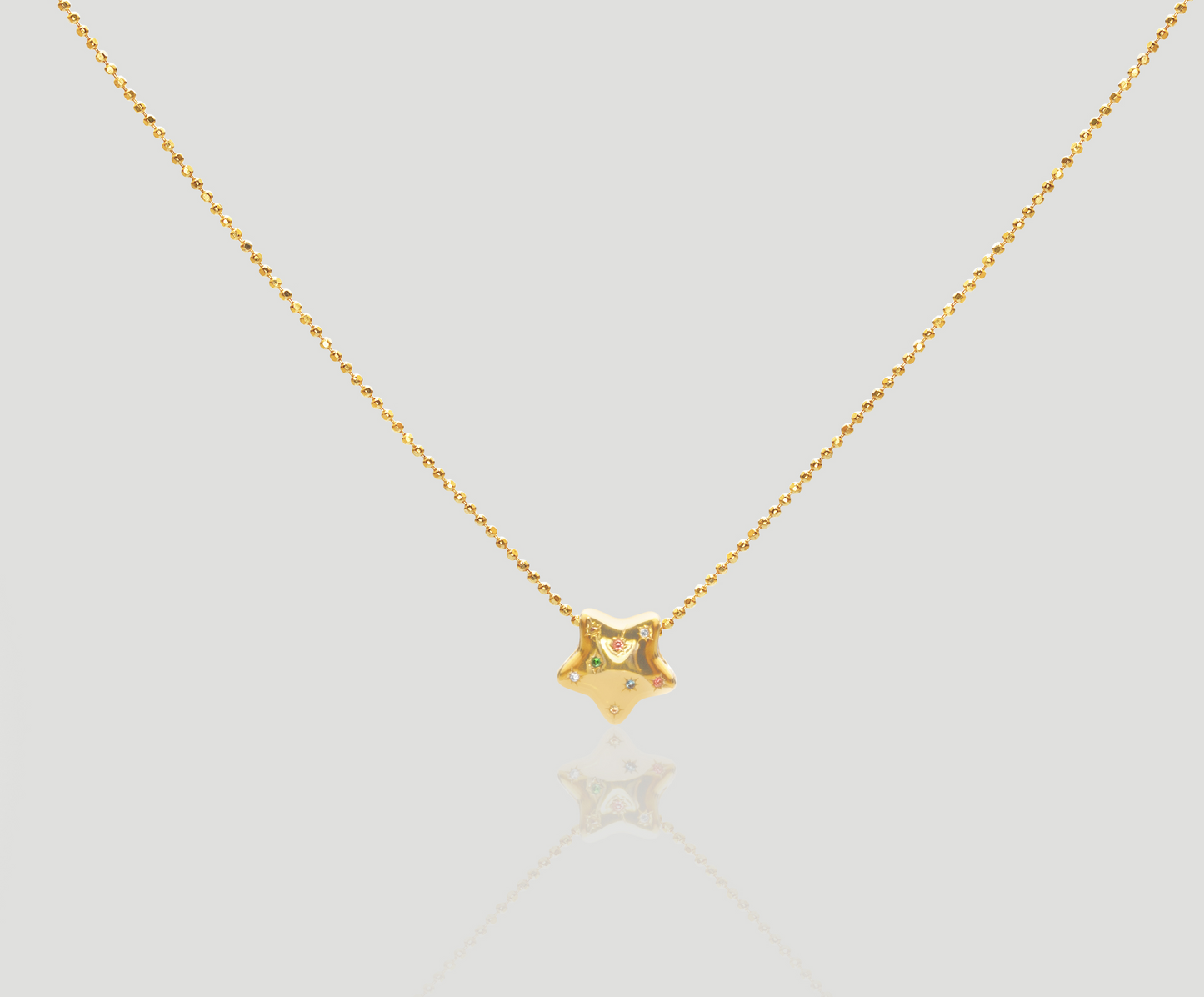 Minimal Star Gold Necklace | Celere Jewelry