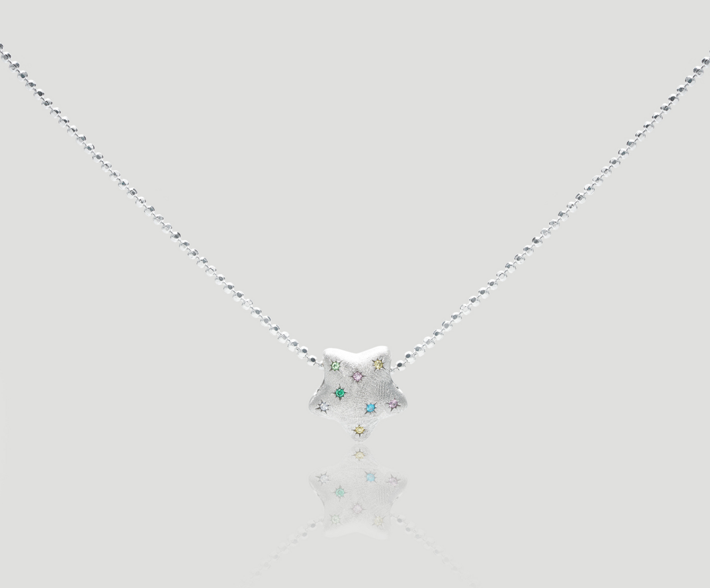 Minimal Star Silver Necklace | Celere Jewelry