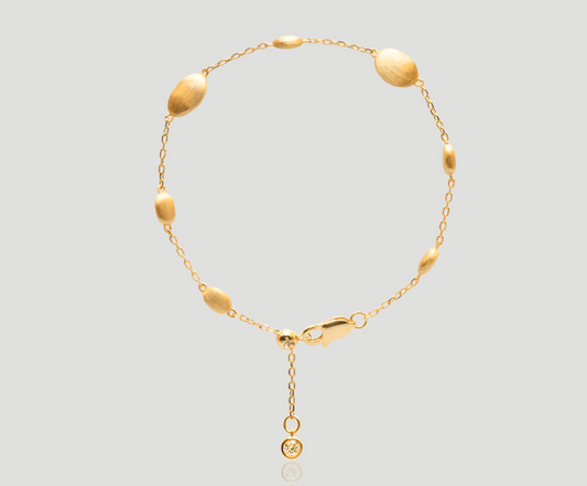 Gold Beaded Bracelet | Celere Jewelry