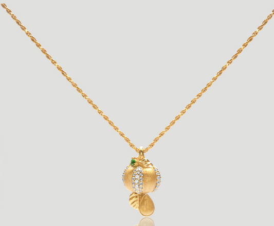 Peace Fruit Gold Necklace | Celere Jewelry
