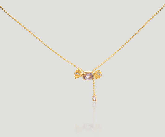 Pink Diamond Gold Necklace | Celere Jewelry