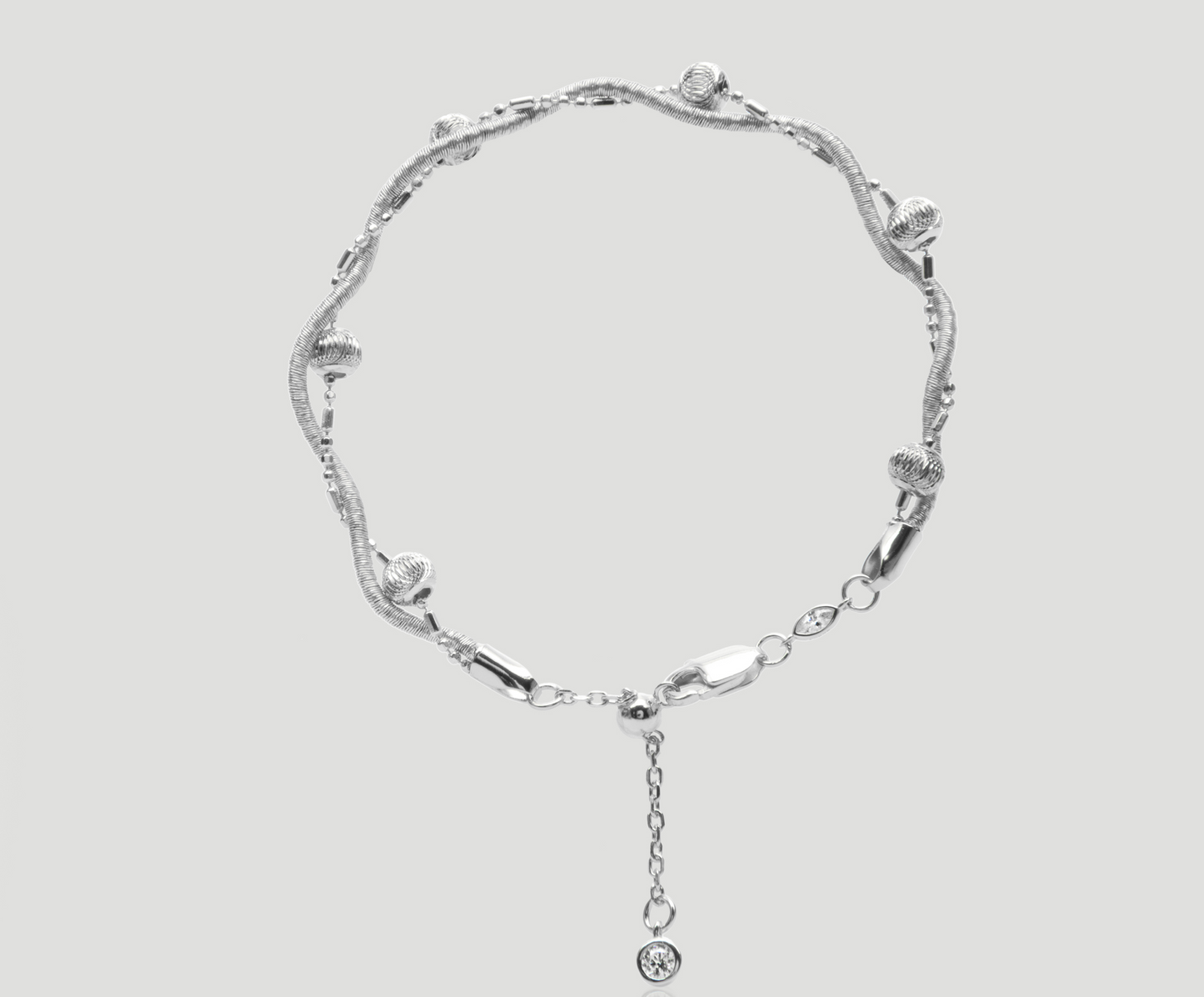 Twisted Silver Bracelet | Celere Jewelry