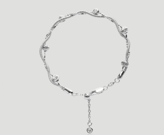 Twisted Silver Bracelet | Celere Jewelry